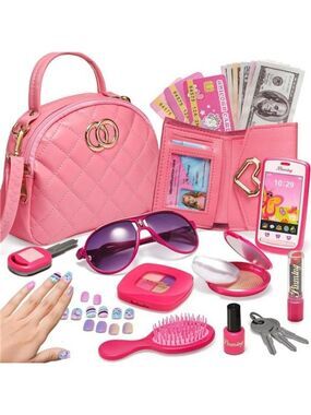 Little Girls Purse Toddler Girl Toys for 3 4 5 6 Year Old Kids Purses Accessorie